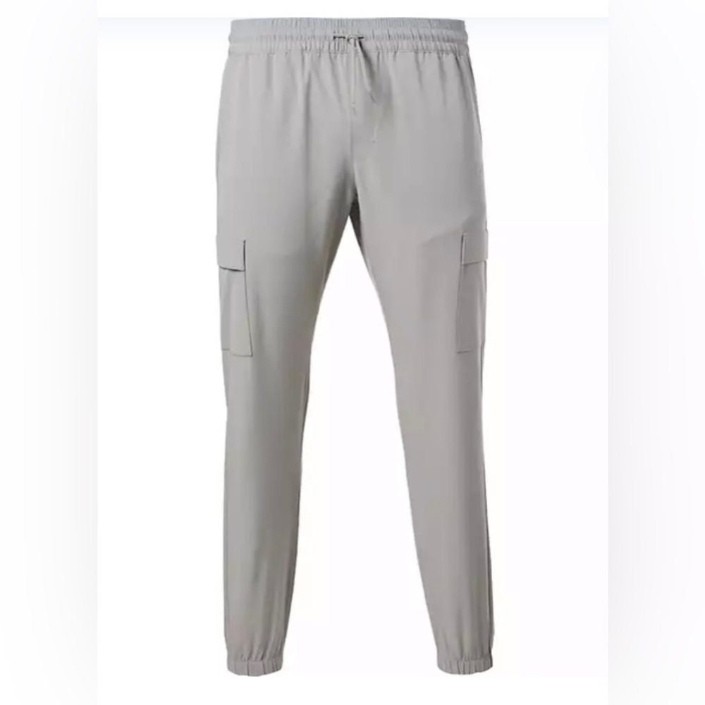 BCG Men's Stretch Texture Cargo Jogger Pants